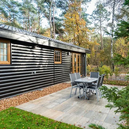 Wooden Near De Veluwe National Park Chalet Otterlo